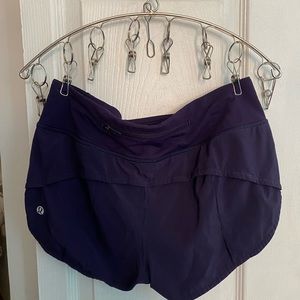 Lululemon Purple Speedshort